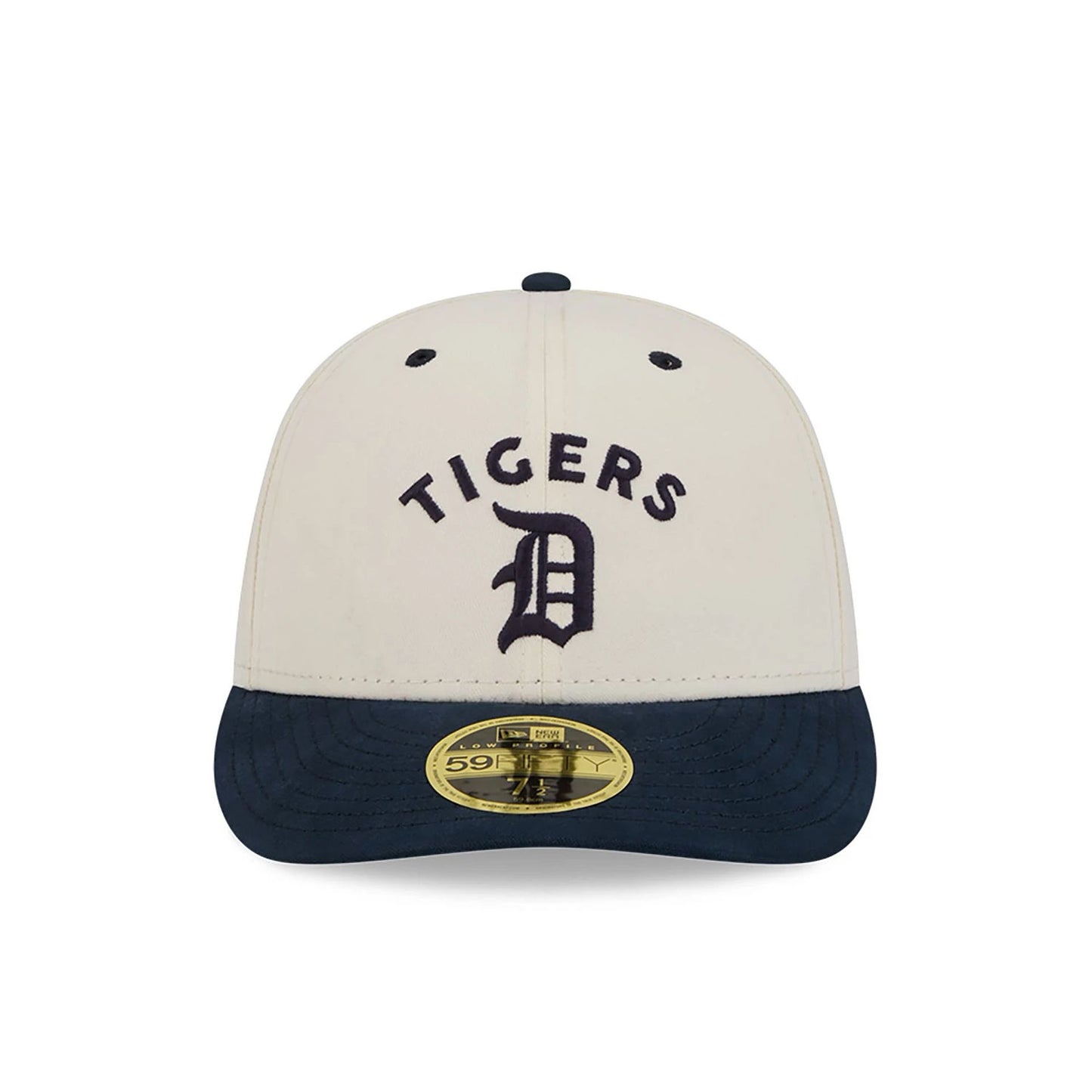 This is a Detroit Tigers Vintage Stack White Low Profile 59FIFTY Fitted Cap 3