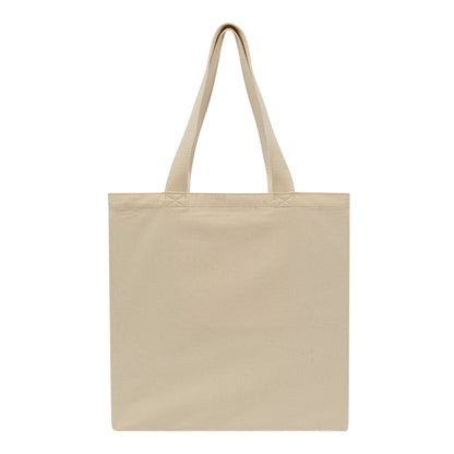 This is a New Era Cap Carnaby Address Light Beige Canvas Tote Bag 3