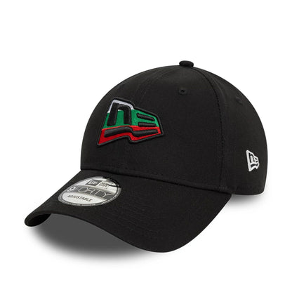 This is a New Era Bulgarian Country Flag Infill Black 9FORTY Adjustable Cap 5