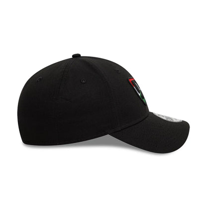 This is a New Era Hungarian Country Flag Infill Black 9FORTY Adjustable Cap 4