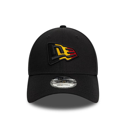 This is a New Era Belgian Country Flag Infill Black 9FORTY Adjustable Cap 4