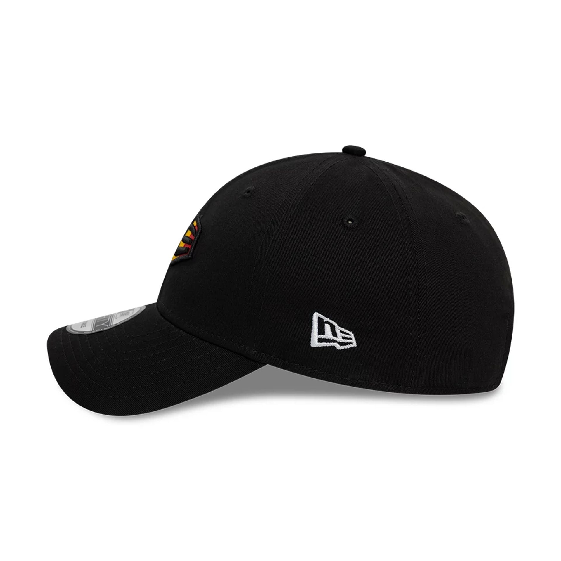 This is a New Era Belgian Country Flag Infill Black 9FORTY Adjustable Cap 5