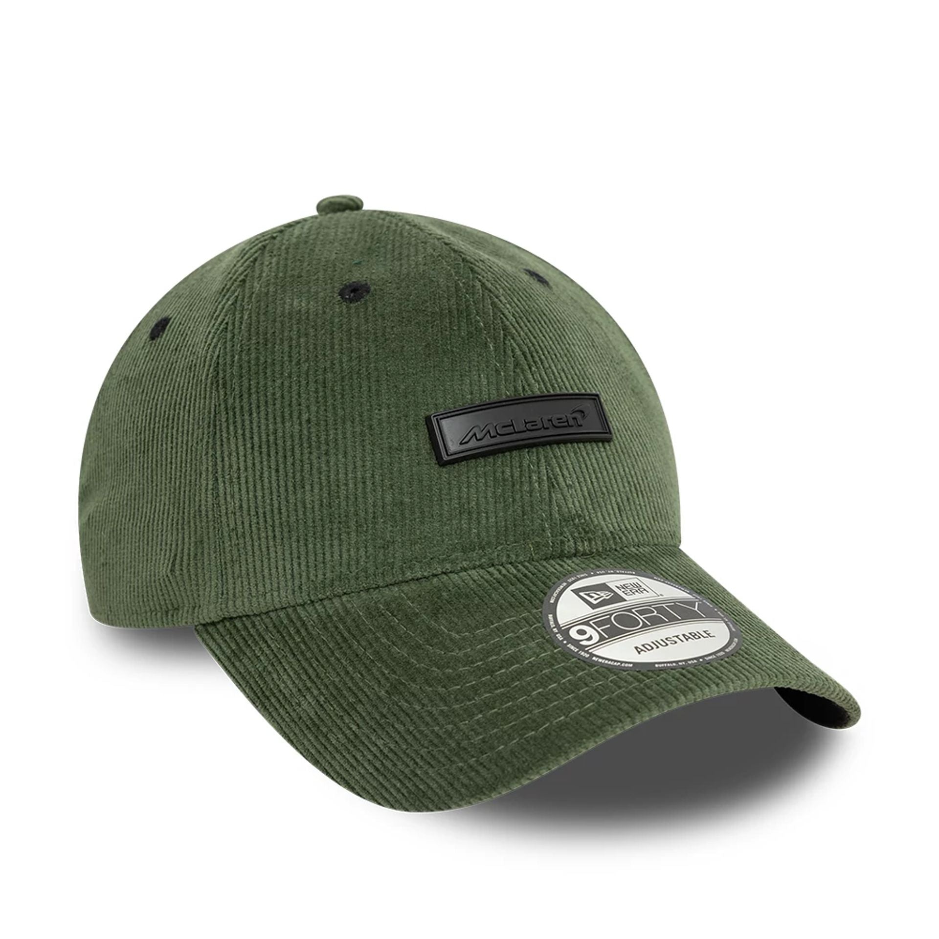 This is a McLaren Automotive Motorsports Cord Green 9FORTY Adjustable Cap 4