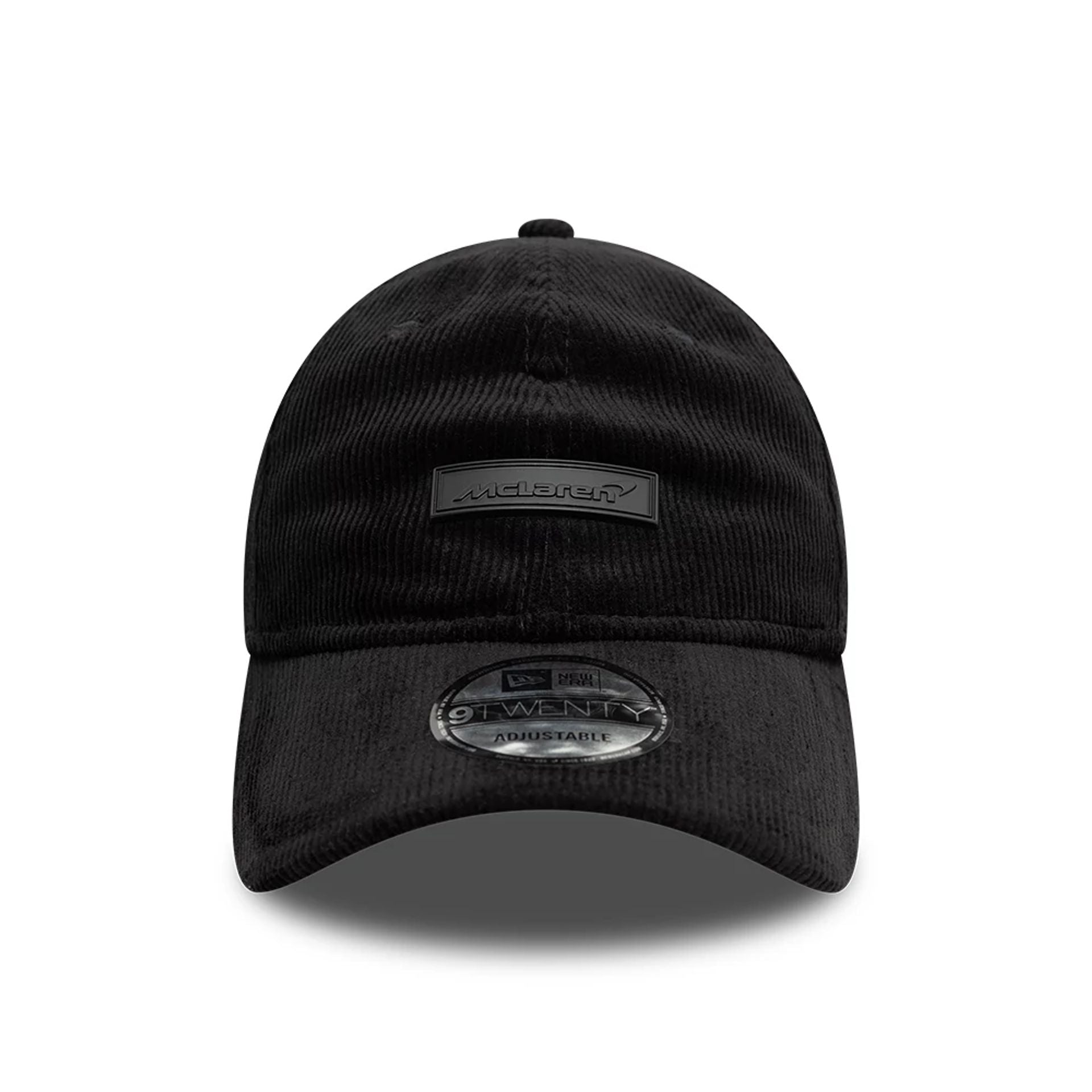 This is a McLaren Automotive Motorsports Cord Black 9TWENTY Adjustable Cap 2