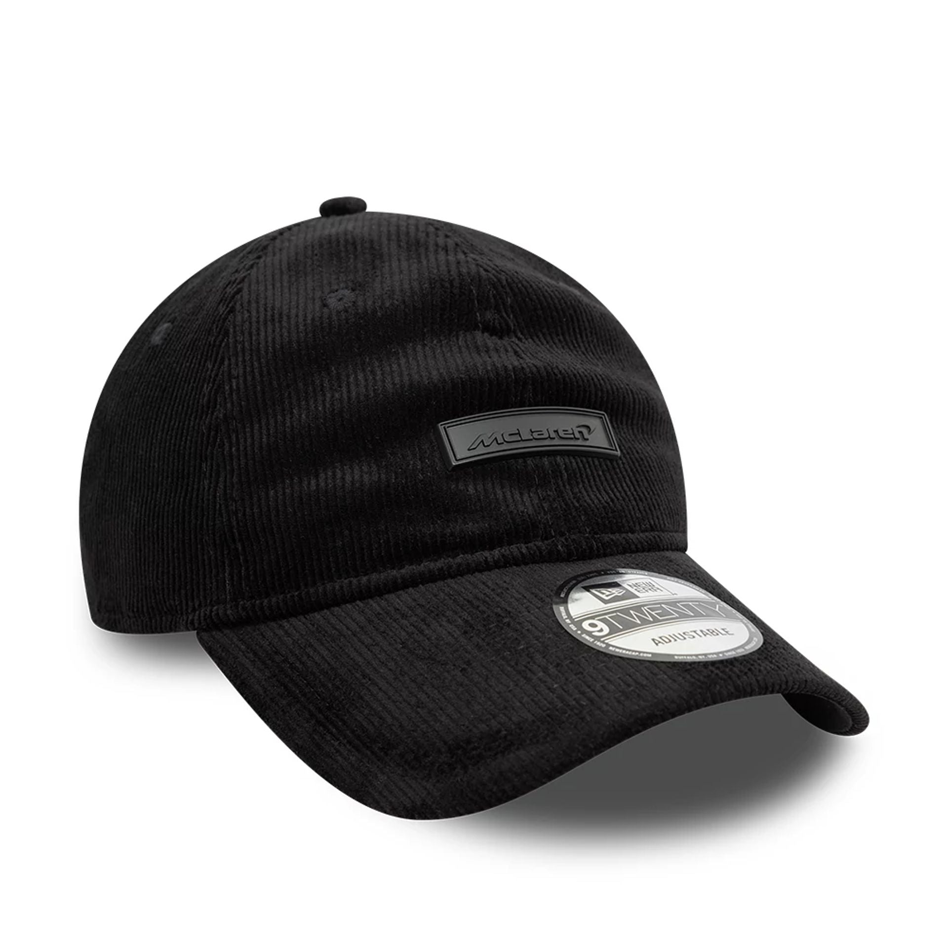 This is a McLaren Automotive Motorsports Cord Black 9TWENTY Adjustable Cap 3