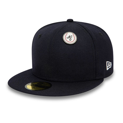 This is a New Era Connect Baseball 59FIFTY Day White Pin Badge 2