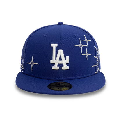 This is a LA Dodgers MLB Zodiac Dark Blue 59FIFTY Fitted Cap 2