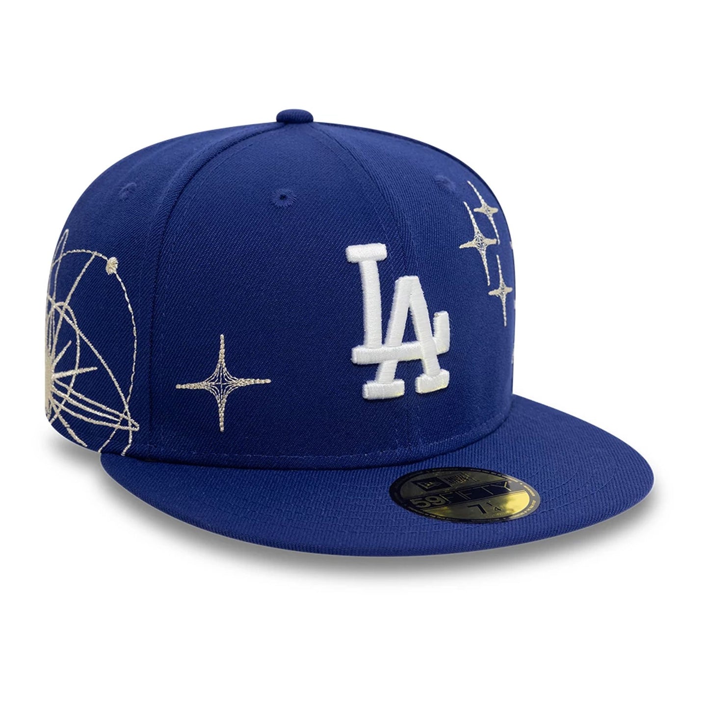 This is a LA Dodgers MLB Zodiac Dark Blue 59FIFTY Fitted Cap 3