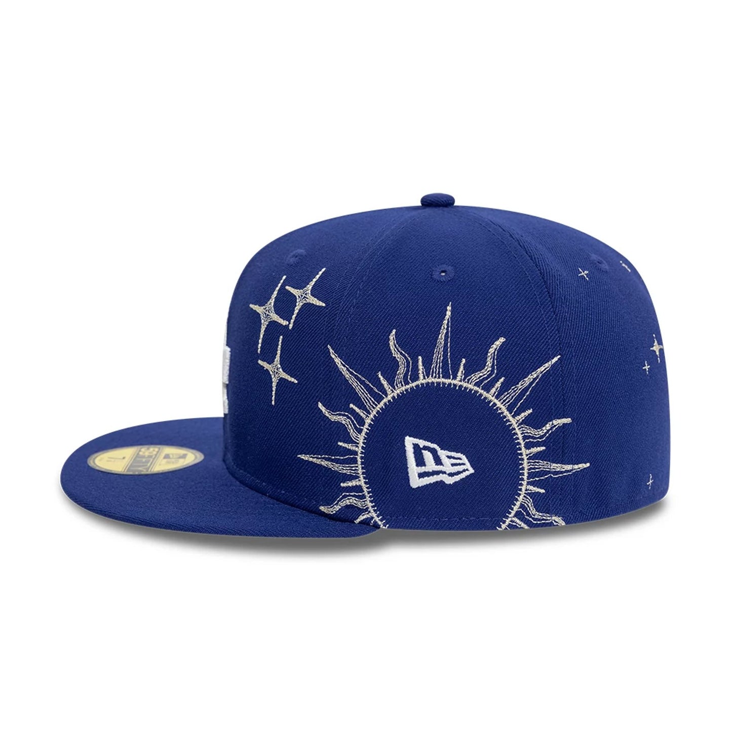 This is a LA Dodgers MLB Zodiac Dark Blue 59FIFTY Fitted Cap 6