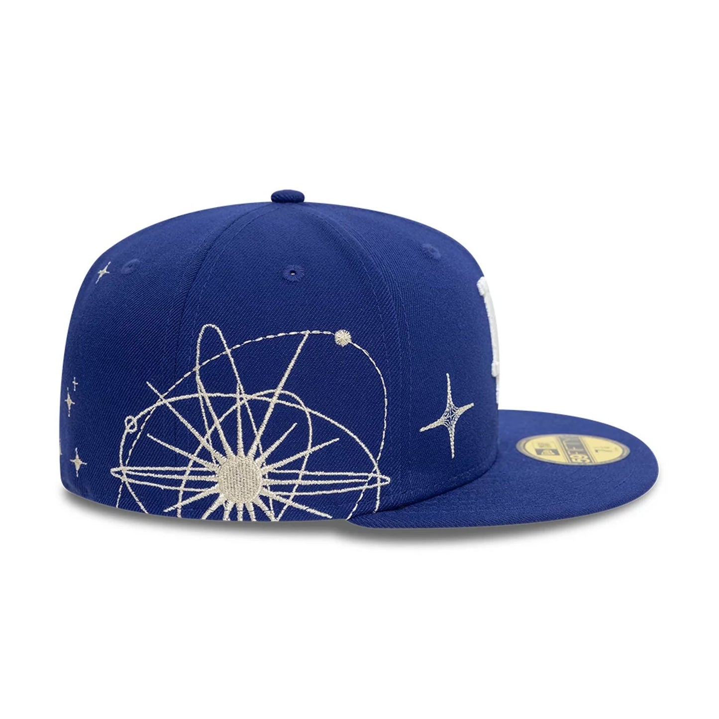 This is a LA Dodgers MLB Zodiac Dark Blue 59FIFTY Fitted Cap 7