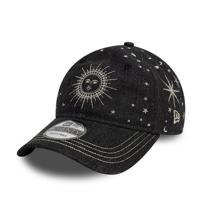 This is a New Era Zodiac Black 9TWENTY Adjustable Cap 1