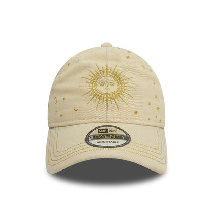 This is a New Era Zodiac Light Beige 9TWENTY Adjustable Cap 3