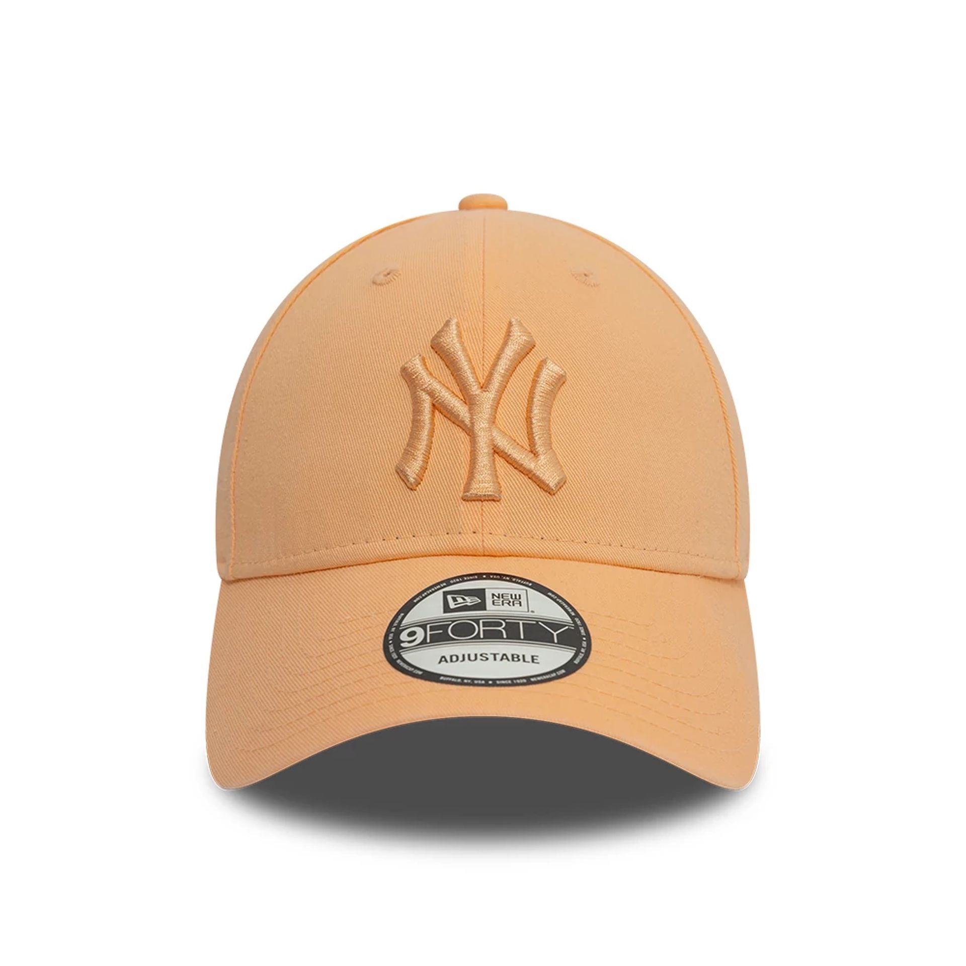 This is a New York Yankees MLB Washed Pastel Pastel Orange 9FORTY Adjustable Cap 6