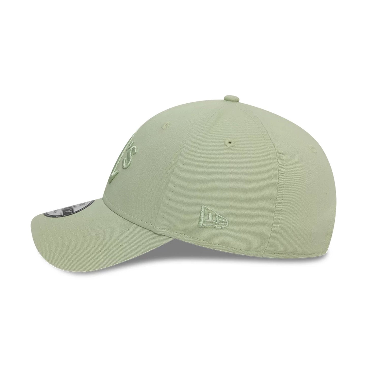 This is a Oakland Athletics MLB Washed Pastel Pastel Green 9FORTY Adjustable Cap 3