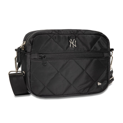 This is a New York Yankees Quilted Black Camera Bag 3