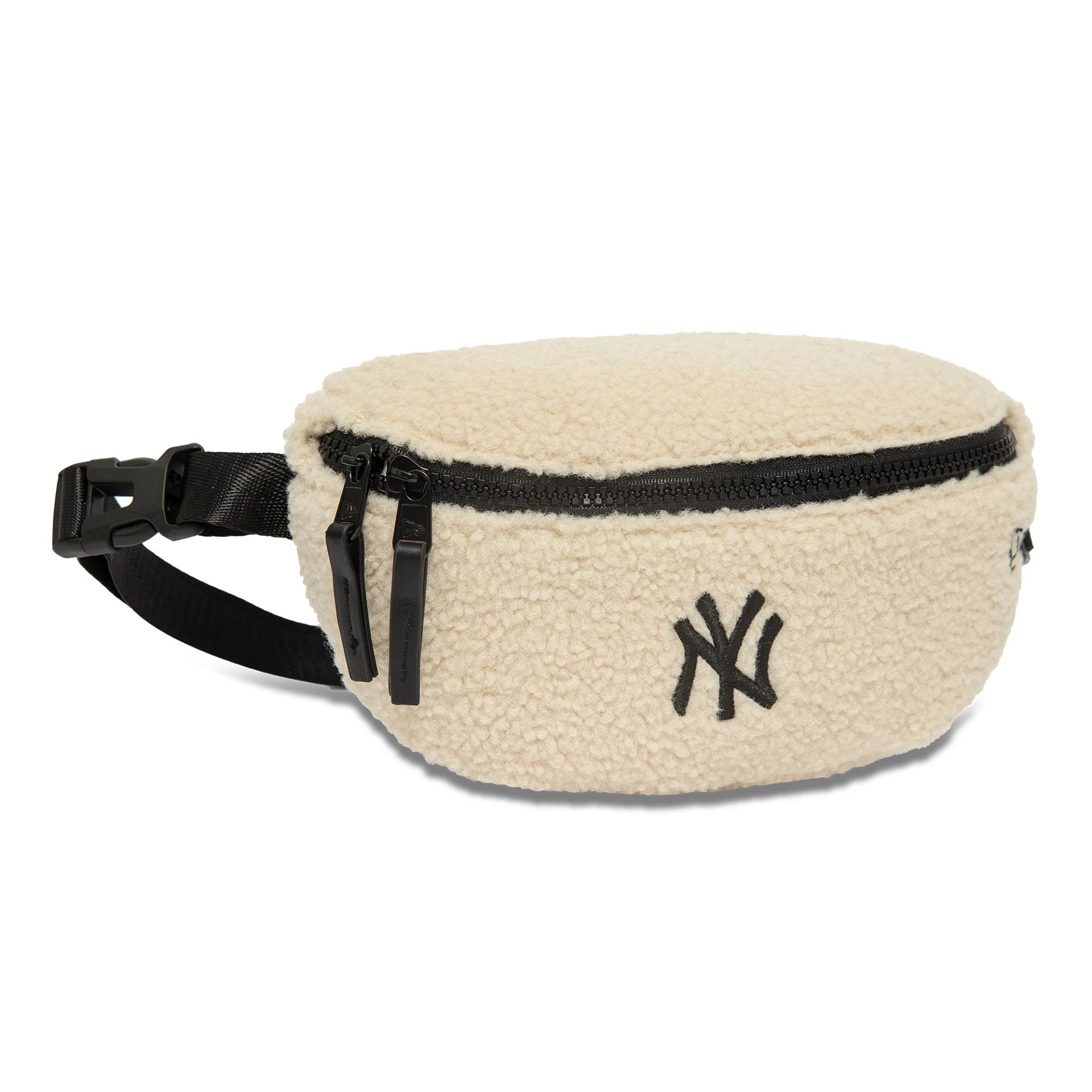 This is a New York Yankees Borg Cream Mini Waist Bag 3