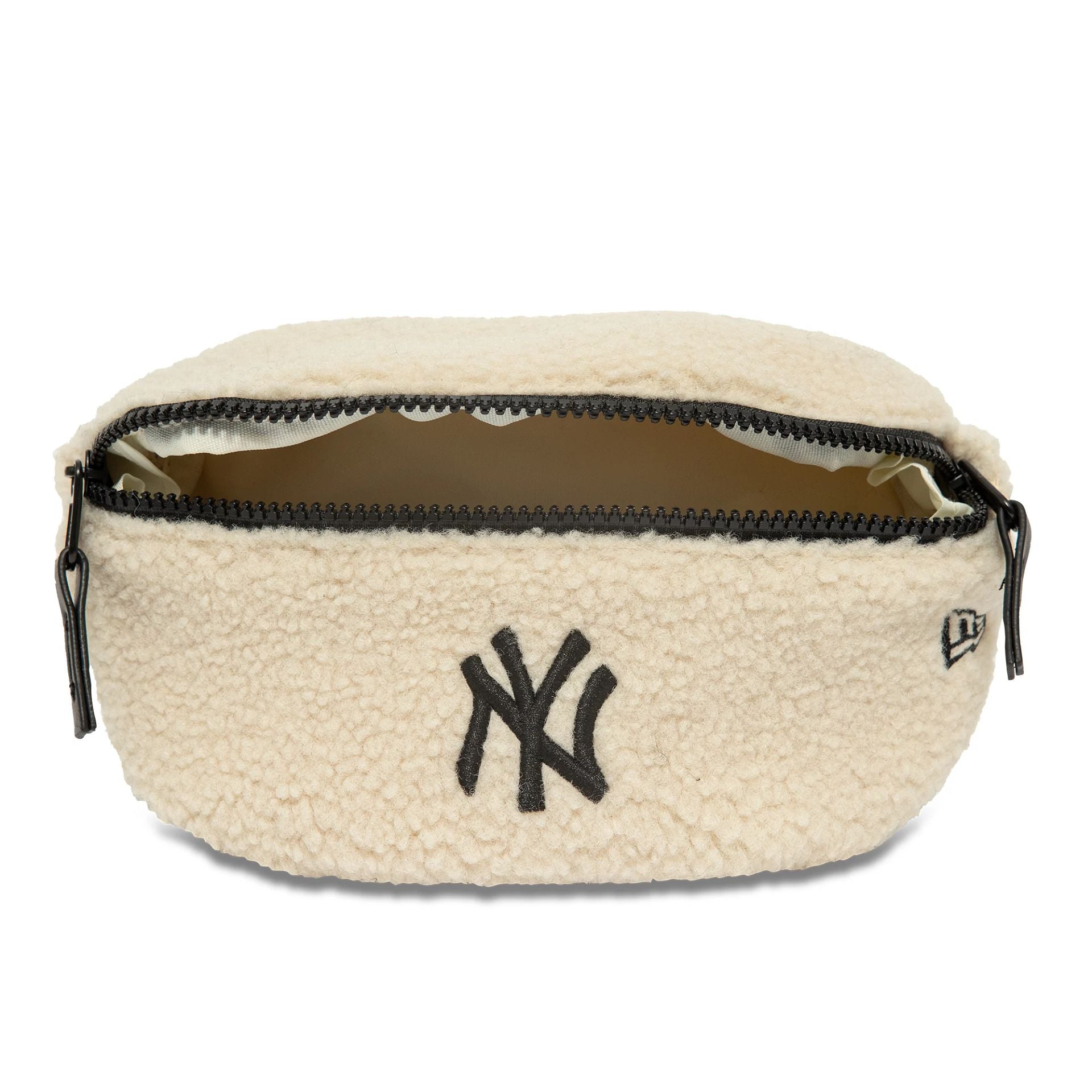 This is a New York Yankees Borg Cream Mini Waist Bag 5