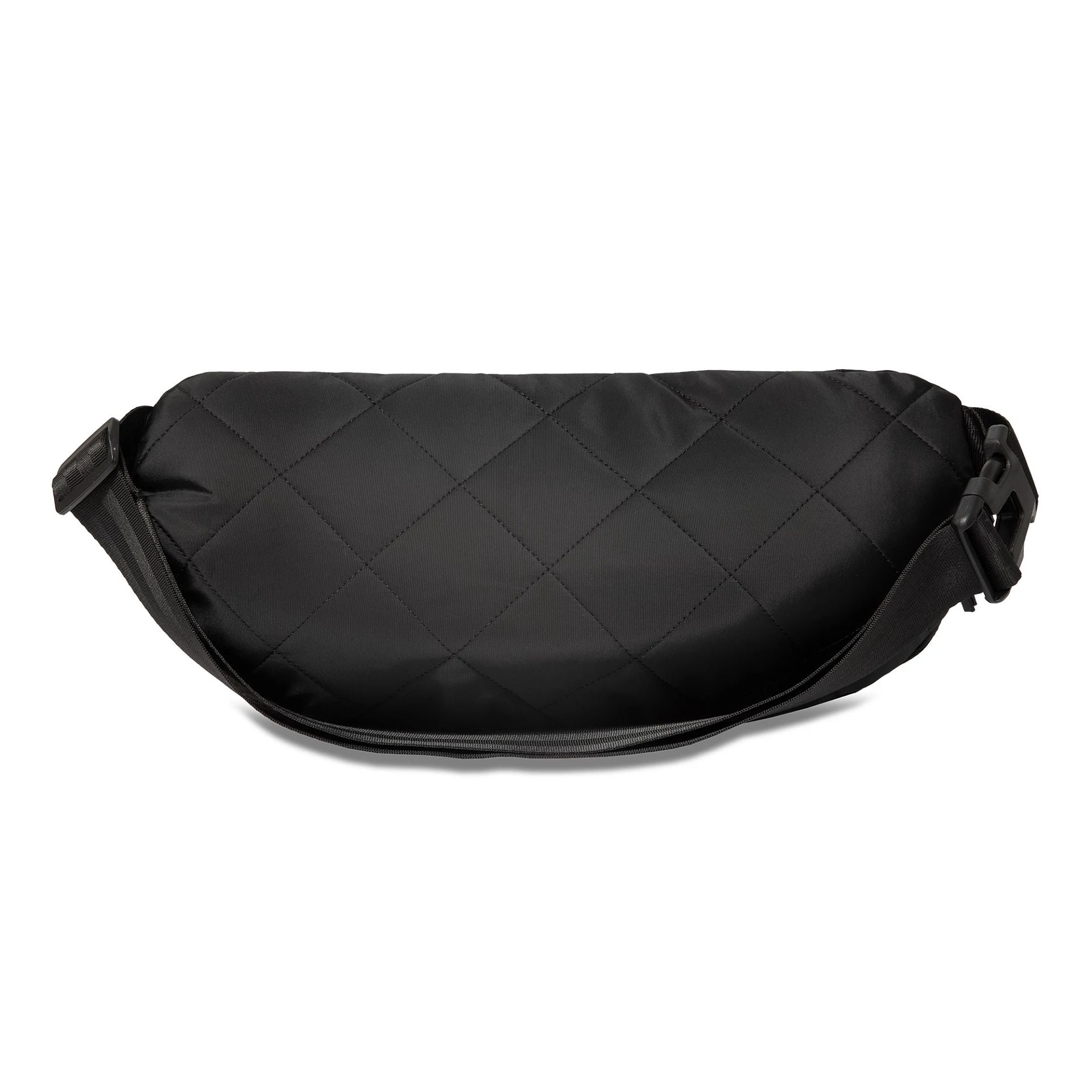 This is a New Era Quilted Black Waist Bag 4