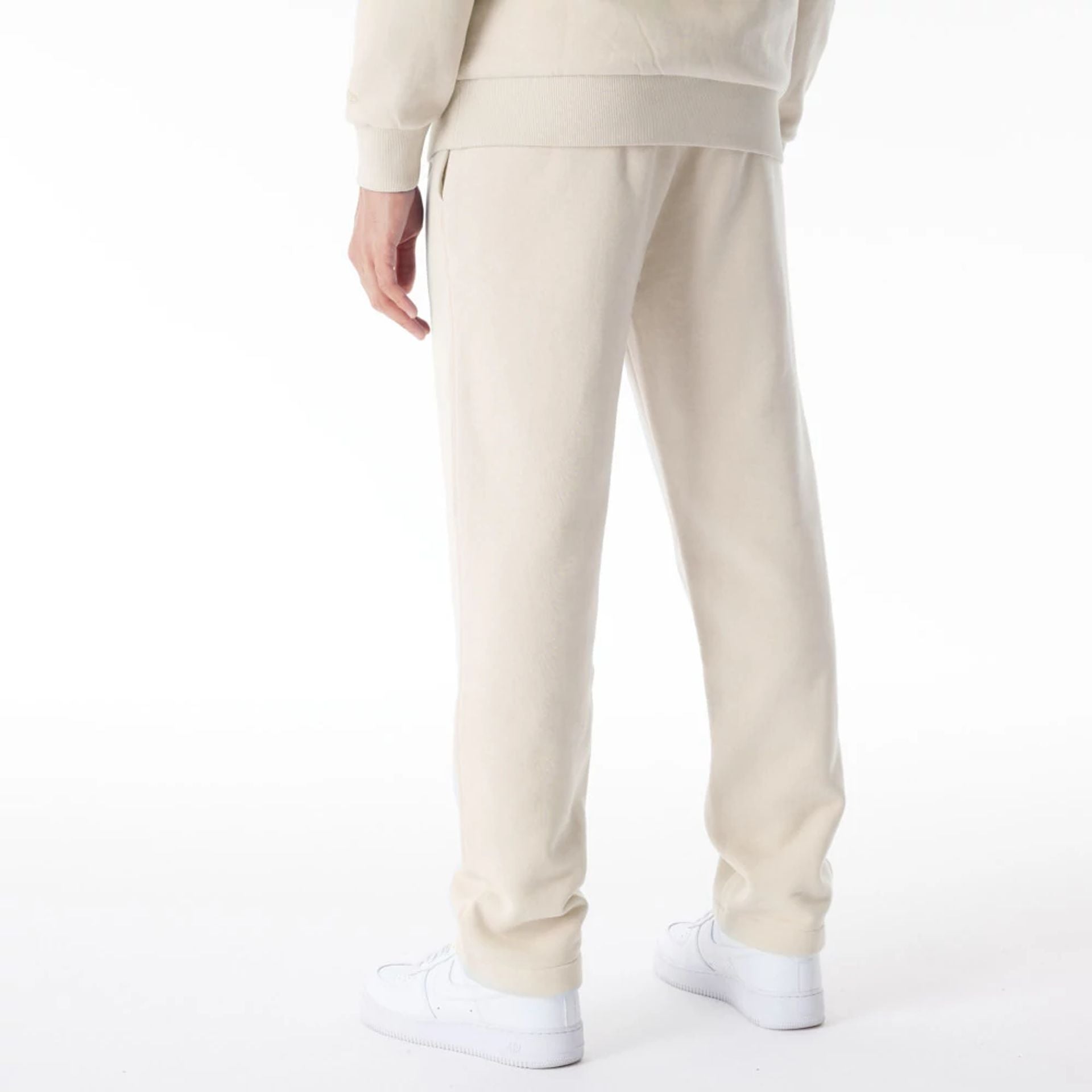 The Male model is wearing  New Era Cream Straight Leg Joggers  2