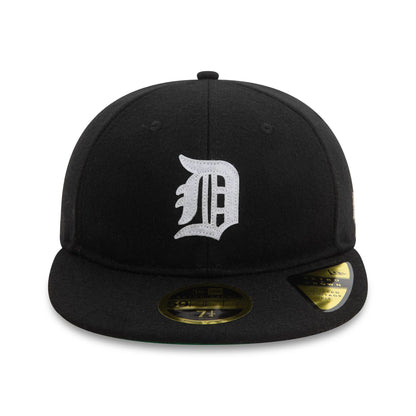 This is a Detroit Tigers MLB Cooperstown Script Black Retro Crown 59FIFTY Fitted Cap 3