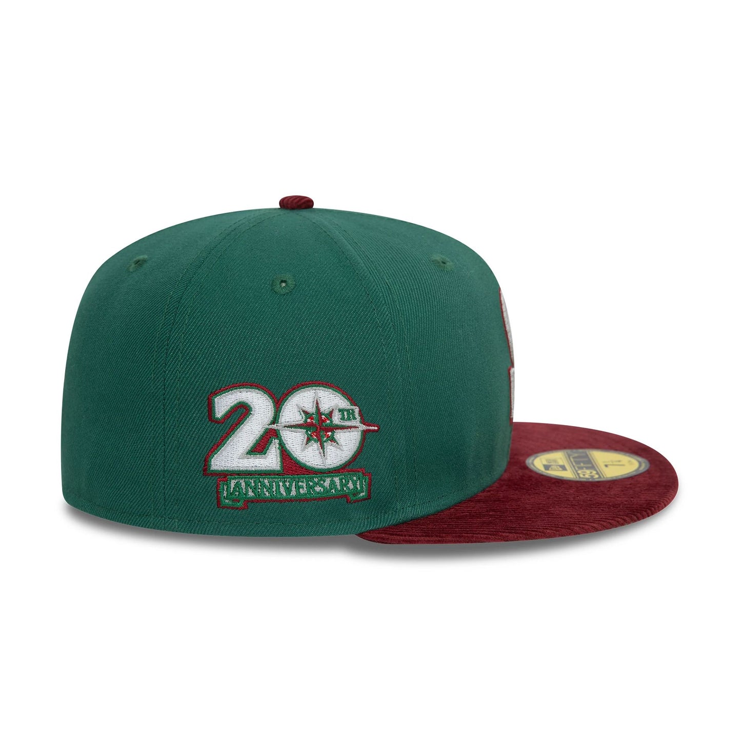 This is a Seattle Mariners Contrast Cord Dark Green 59FIFTY Fitted Cap 5