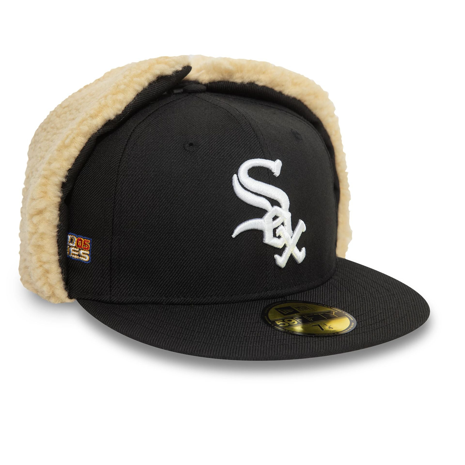 This is a Chicago White Sox Image Black Dogear 59FIFTY Fitted Cap 1