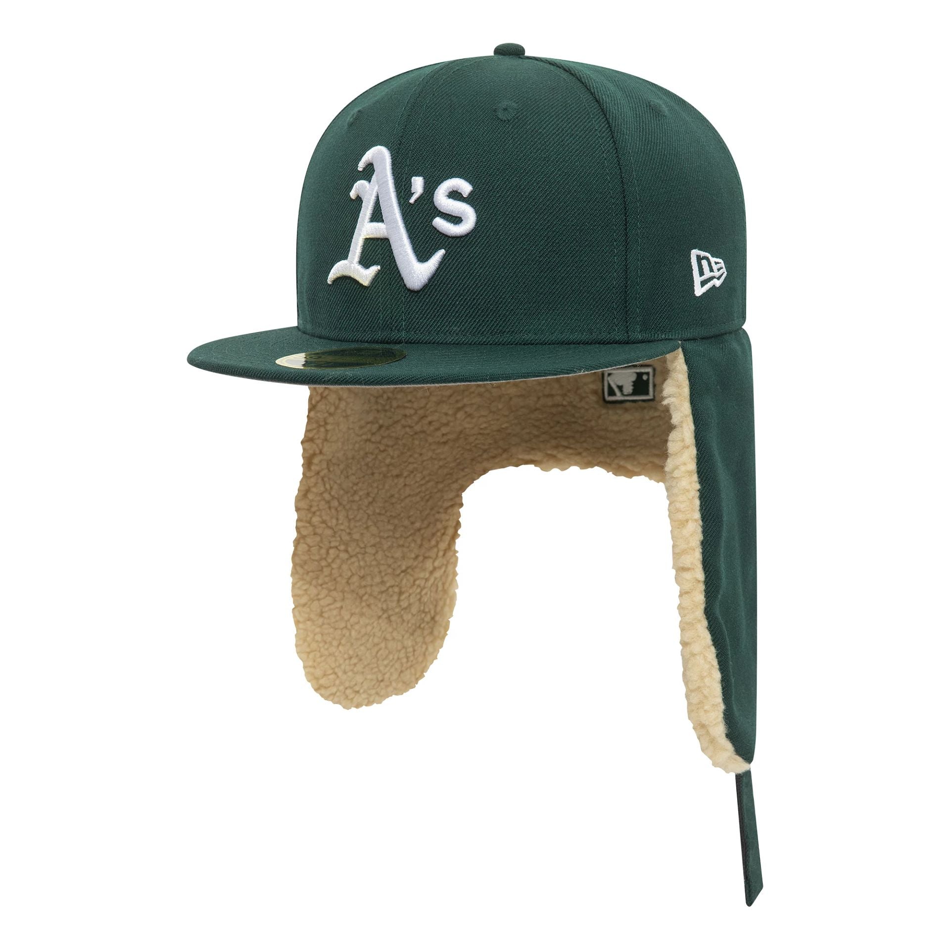 This is a Oakland Athletics Image Dark Green Dogear 59FIFTY Fitted Cap 5