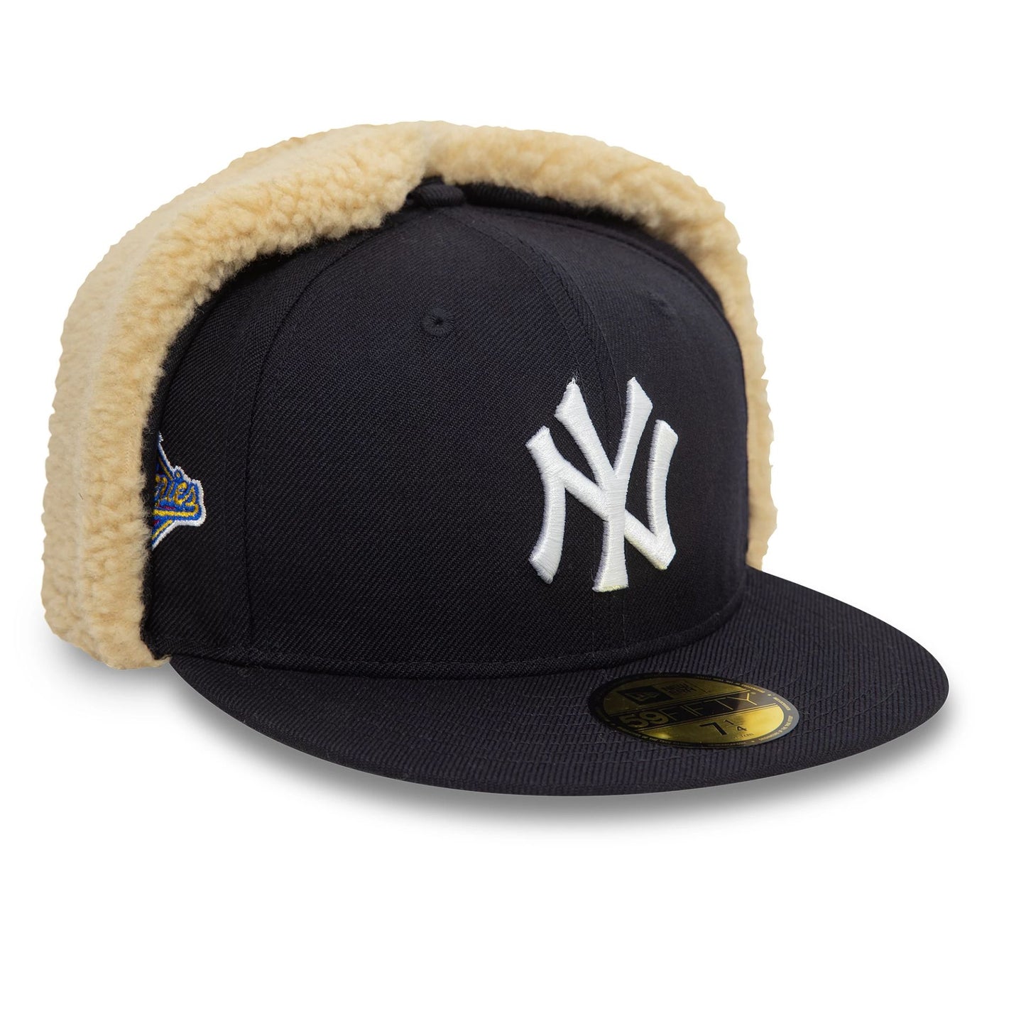 This is a New York Yankees Image Navy Dogear 59FIFTY Fitted Cap 1