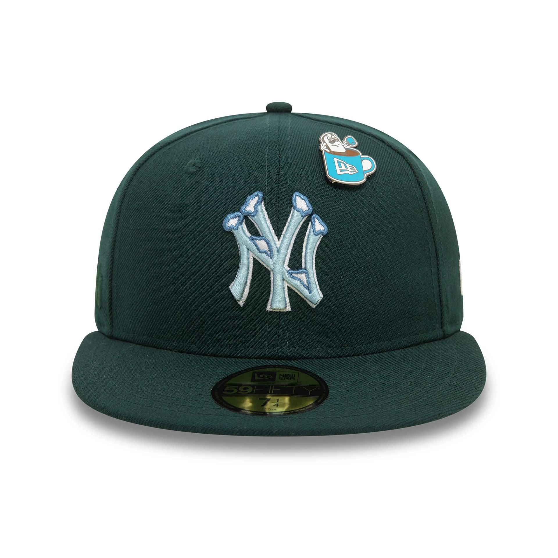 This is a New York Yankees MLB Pin Pack Dark Green 59FIFTY Fitted Cap 3