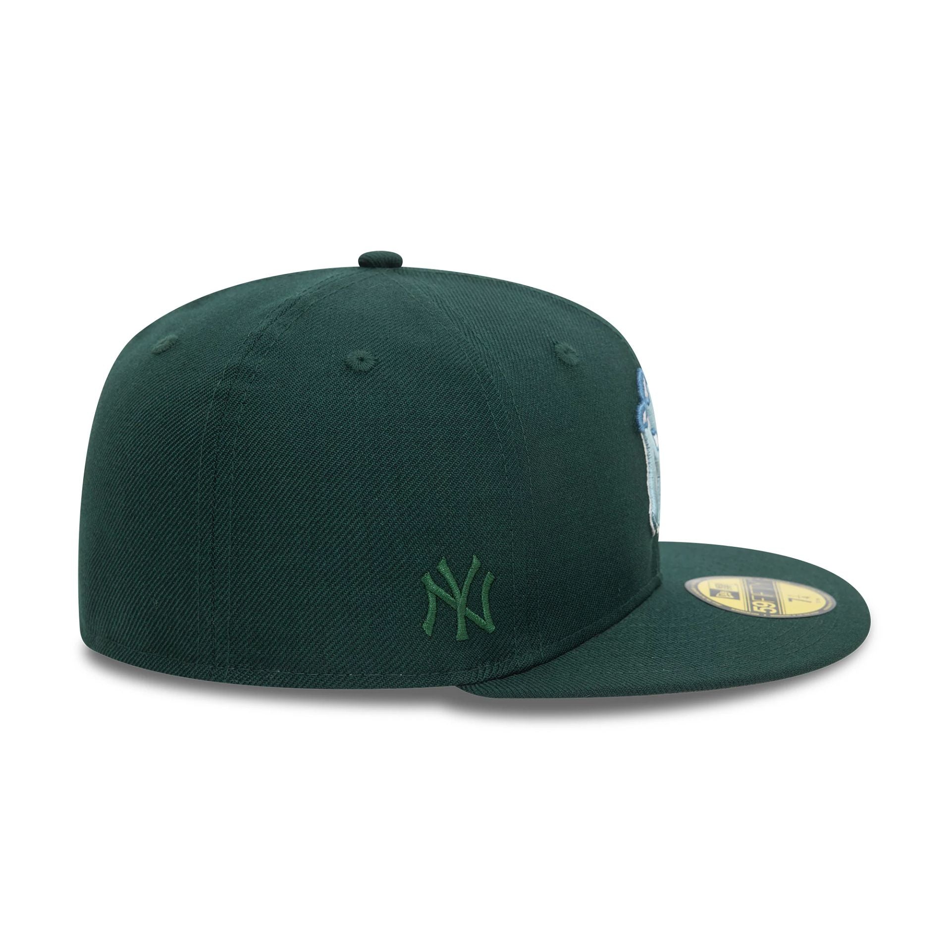 This is a New York Yankees MLB Pin Pack Dark Green 59FIFTY Fitted Cap 5