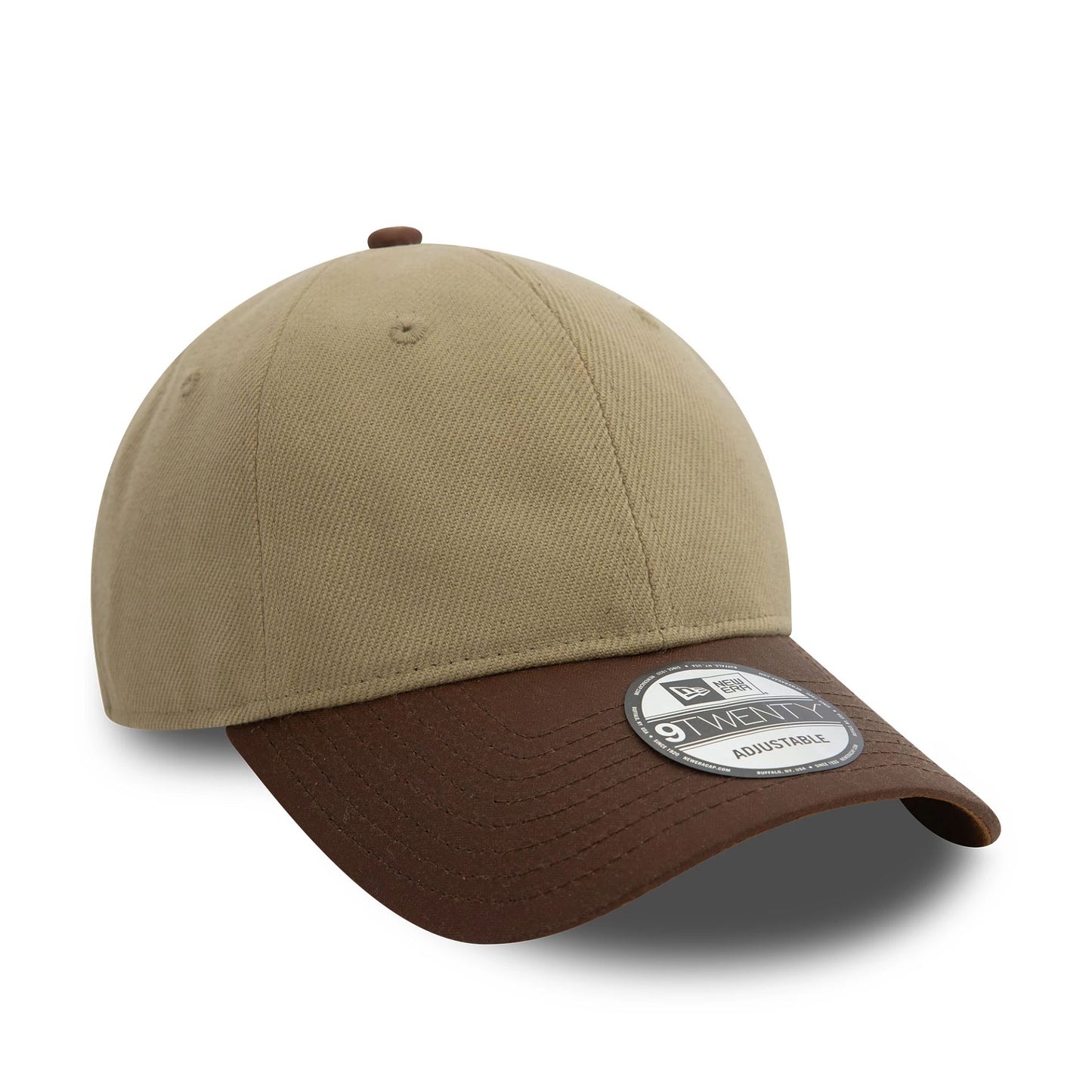 This is a  New Era Image Heavy Twill Beige 9TWENTY Adjustable Cap 4