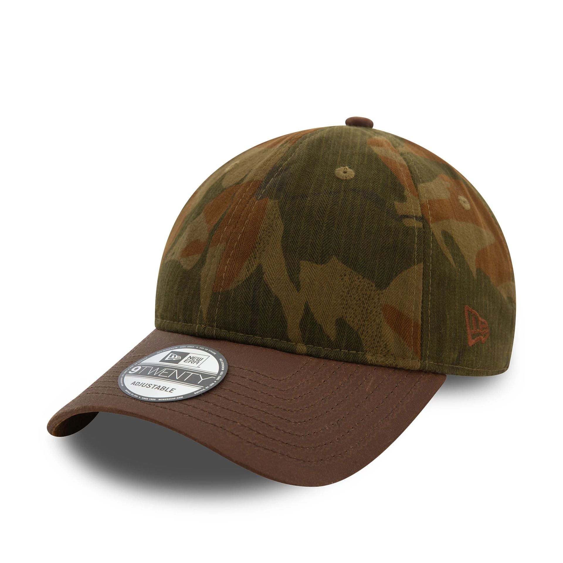 This is a  New Era Image Heavy Twill Duck Camo 9TWENTY Adjustable Cap 1