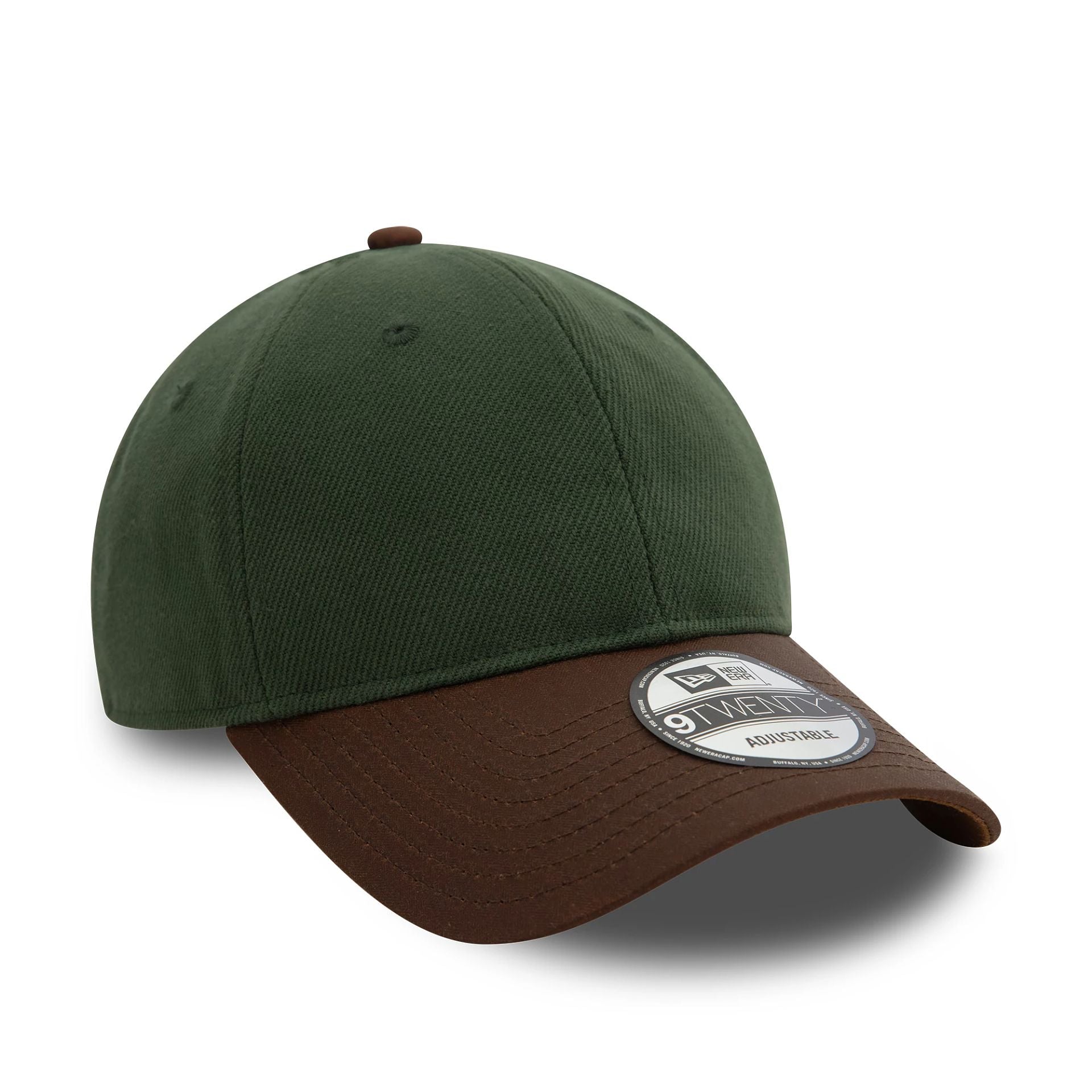 This is a  New Era Image Heavy Twill Green 9TWENTY Adjustable Cap 4