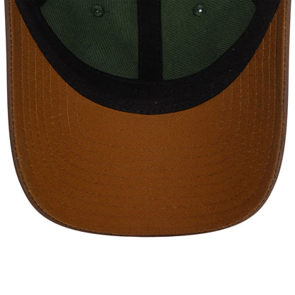 This is a  New Era Image Heavy Twill Green 9TWENTY Adjustable Cap 2