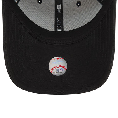 This is a New York Yankees League Essential Black 9FORTY Adjustable Cap 5