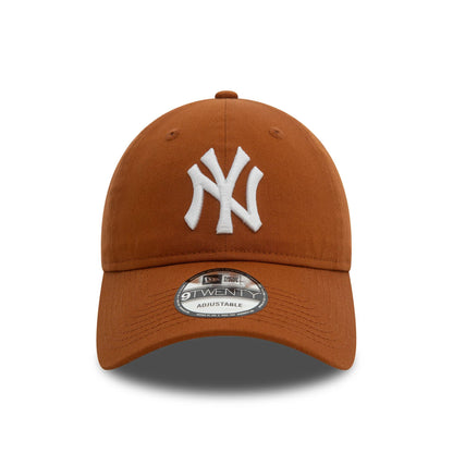 This is a New York Yankees League Essential Brown 9TWENTY Adjustable Cap 2