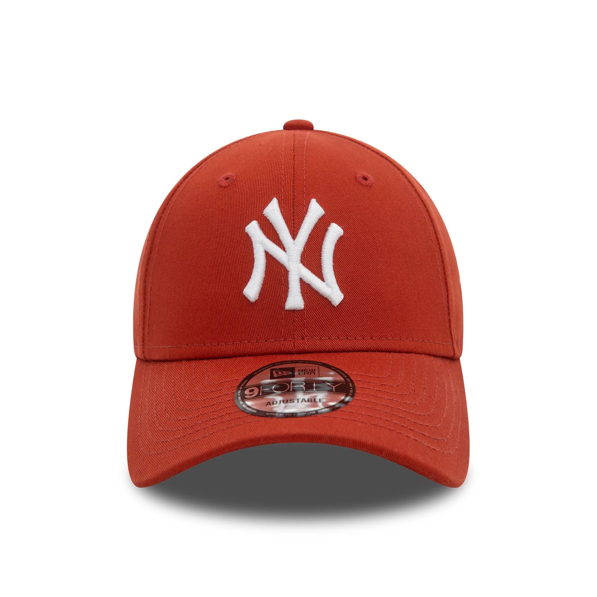 This is a New York Yankees League Essential Red 9FORTY Adjustable Cap 2