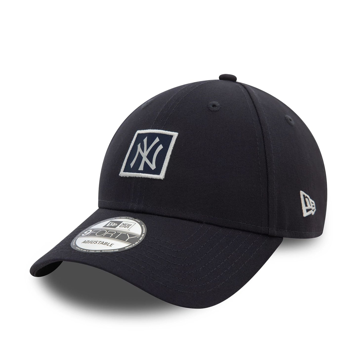 This is a New York Yankees Metallic Patch Navy 9FORTY Adjustable Cap 1