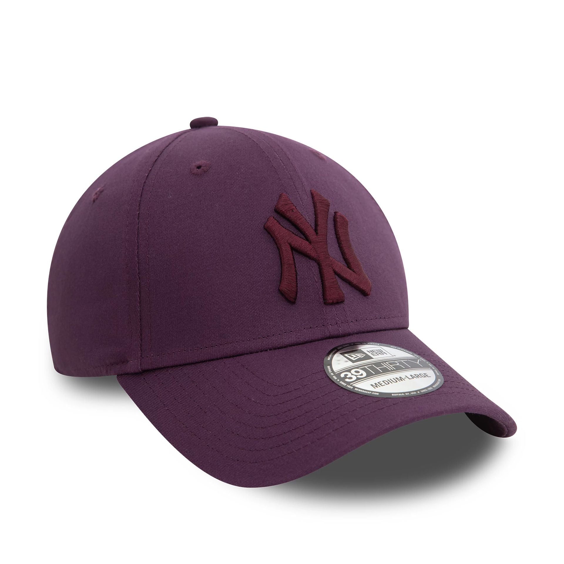 This is a New York Yankees League Essential Dark Purple 39THIRTY Stretch Fit Cap 3