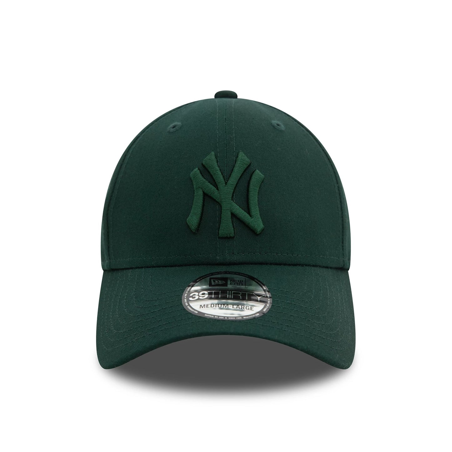 This is a New York Yankees League Essential Dark Green 39THIRTY Stretch Fit Cap 2