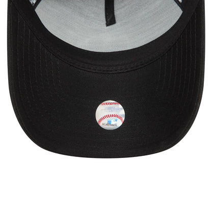 This is a LA Dodgers Metallic Patch Black 9FORTY E-Frame Trucker Cap 5