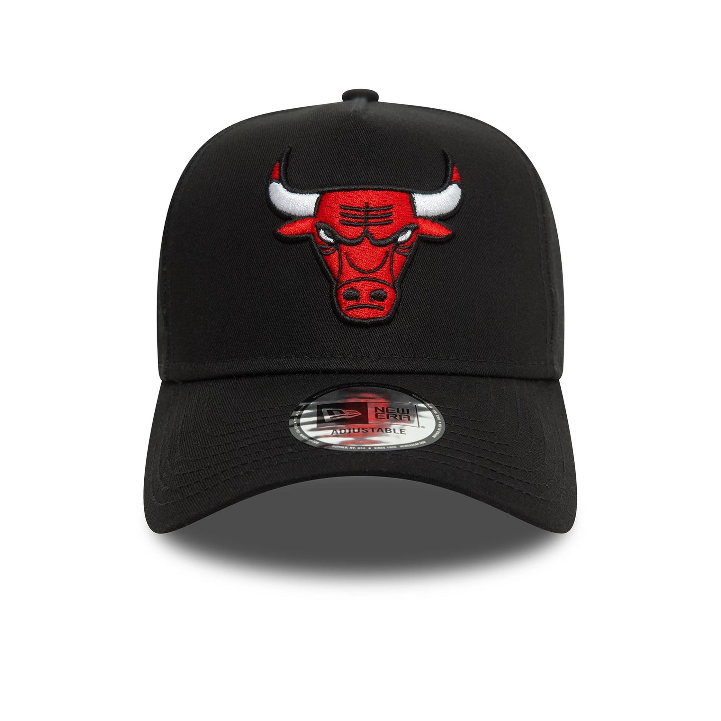 This is a Chicago Bulls Patch Black 9FORTY E-Frame Cap 2