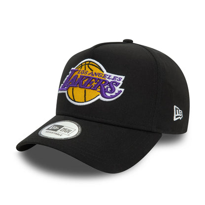 This is a LA Lakers Patch Black 9FORTY E-Frame Cap 3