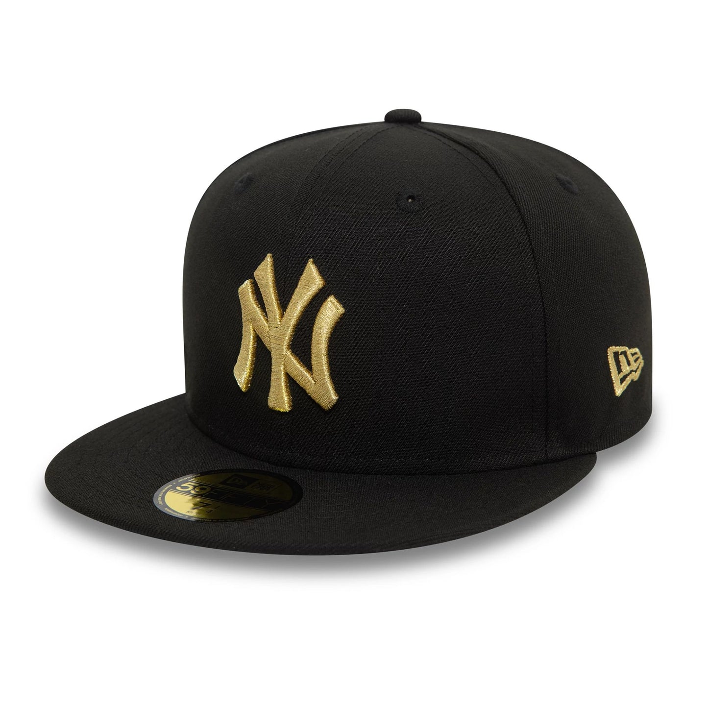 This is a New York Yankees Cooperstown Metallic Black 59FIFTY Fitted Cap 3