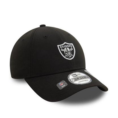 This is a Las Vegas Raiders Repreve® Mini Logo Black 9FORTY Adjustable Cap 3