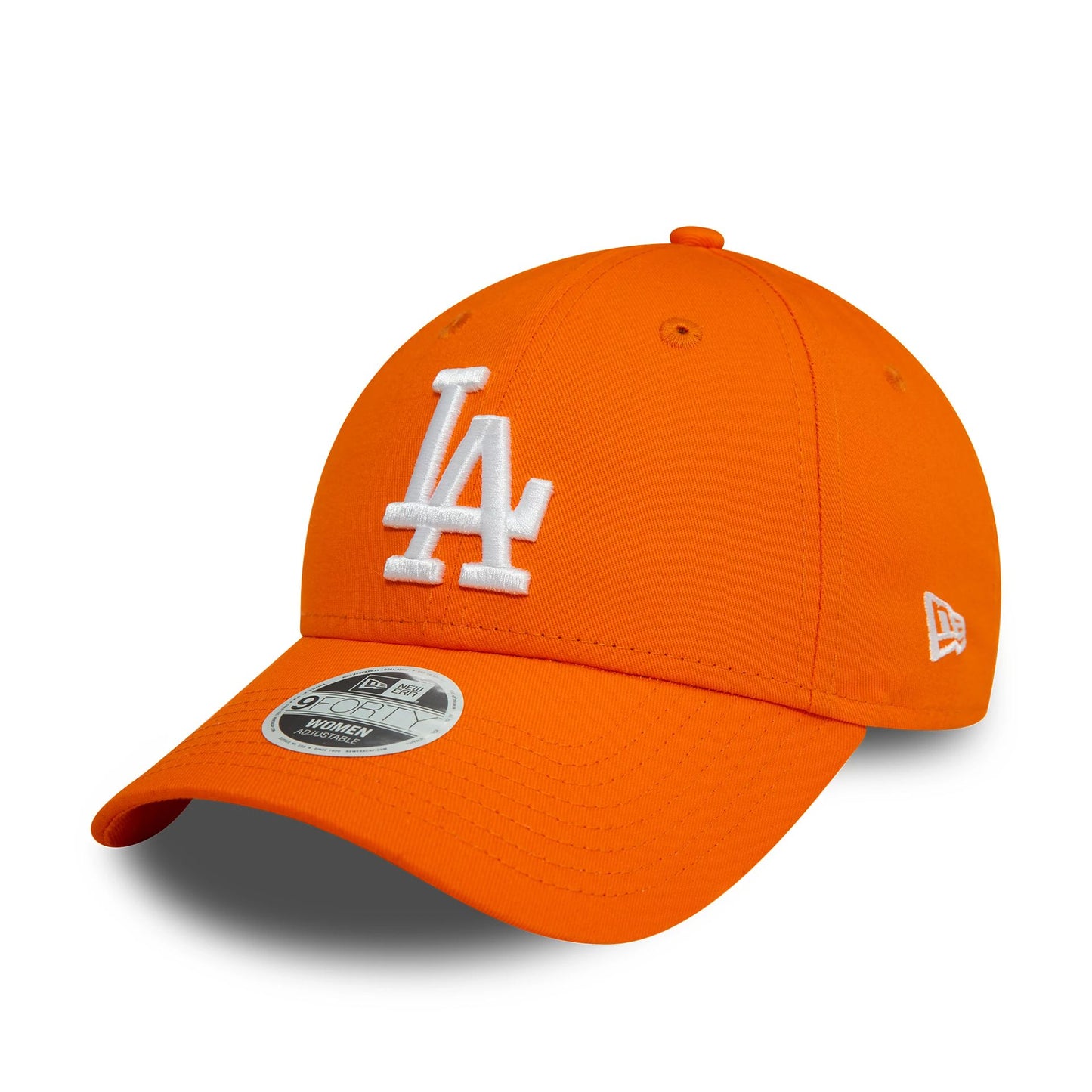 This is a LA Dodgers Womens League Essential Orange 9FORTY Adjustable Cap 3