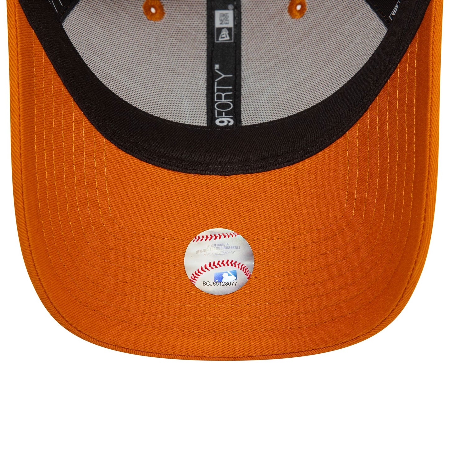 This is a New York Yankees Womens League Essential Orange 9FORTY Adjustable Cap 5