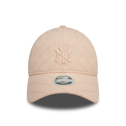 This is a New York Yankees Womens Padded Pastel Pink 9TWENTY Adjustable Cap 2