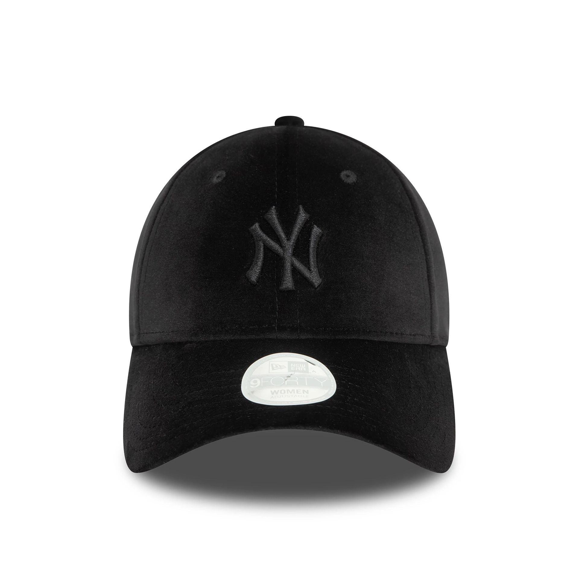 This is a New York Yankees Womens Velour Midi Black 9FORTY Adjustable Cap 2