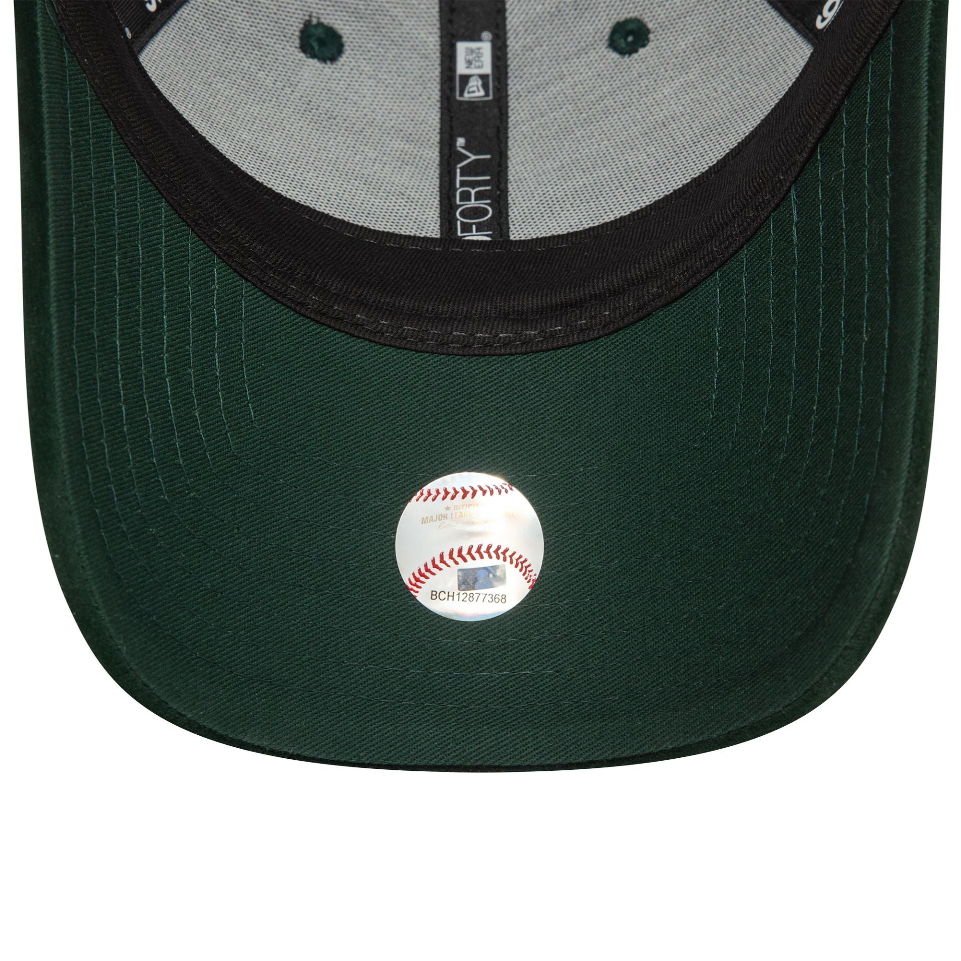 This is a New York Yankees Womens Velour Midi Dark Green 9FORTY Adjustable Cap 5